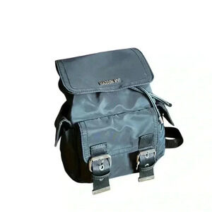 Madden-NYC-Women-s-Buckle-Flap-Backpack-Black used excellent condition